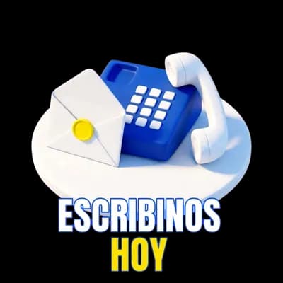 Teléfono y sobre con el mensaje Escribinos hoy, de Envíos DosRuedas en Mar del Plata